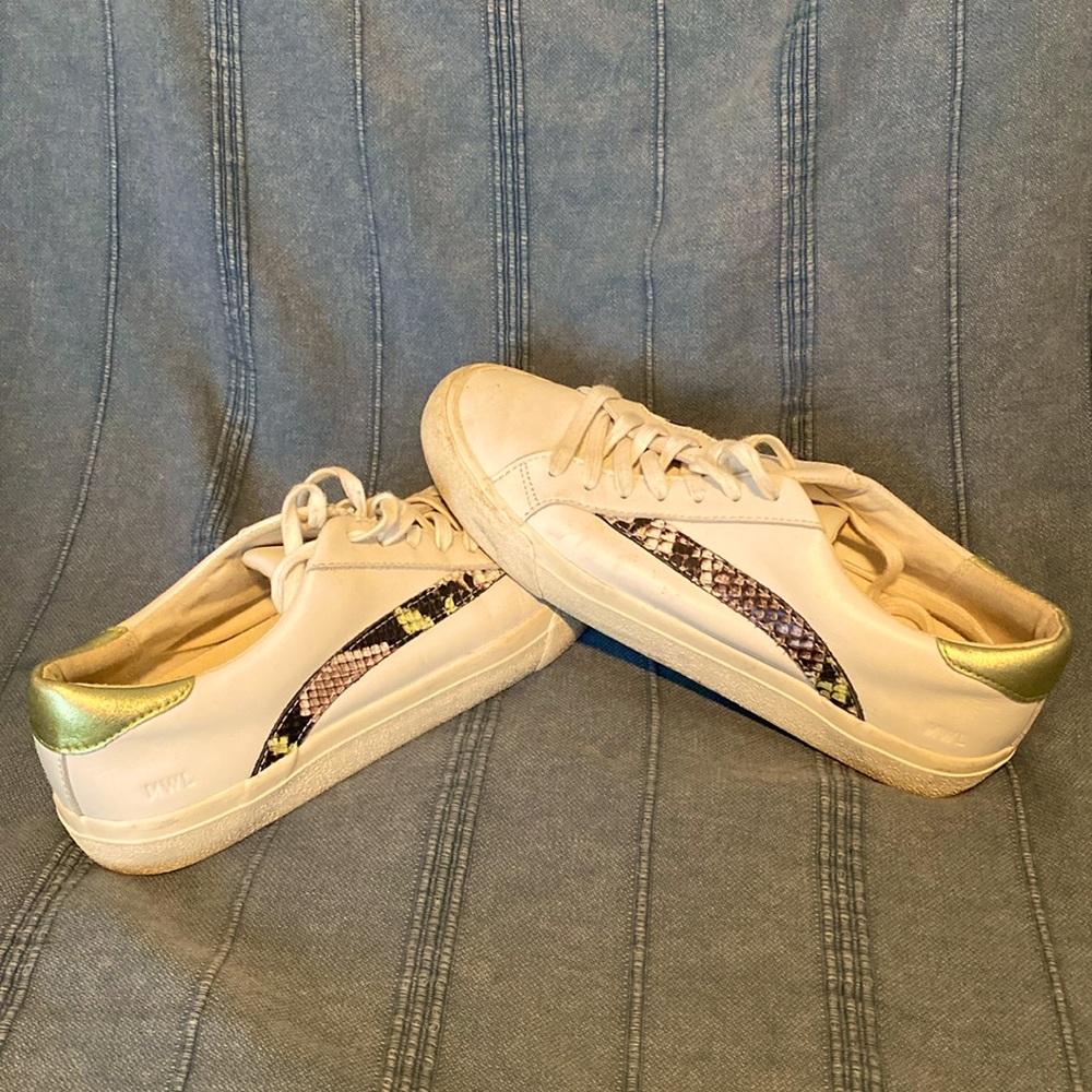 Madewell shoes white with a cute pattern size 8.5